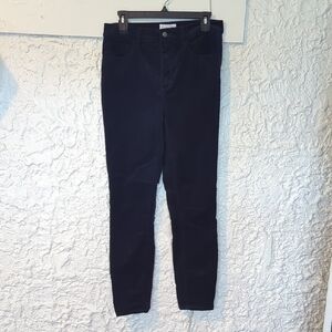 Navy Blue Corduroy Pants Women's